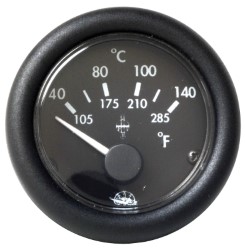 Guardian temperature gauge H20 40-120° black 12 V 